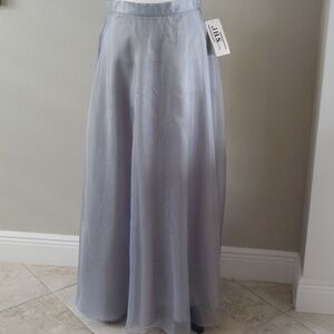 J.B.S. Ltd. A-line Organza Long Skirt - NWT
